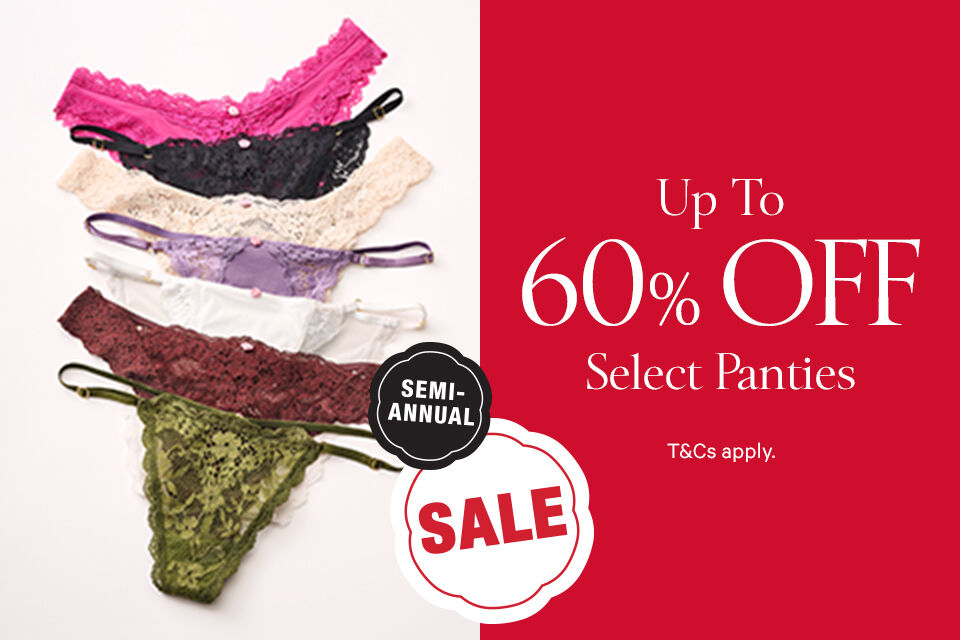 Panties up to 60% Off