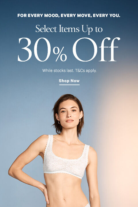 Select Items Up to 30% Off