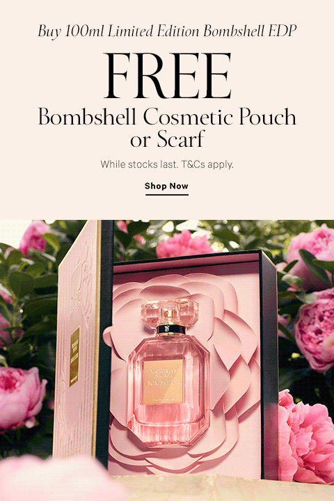 GWP Pouch or Scarf with LE 100ML Bombshell