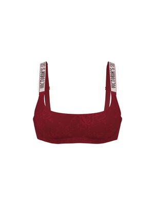Shine Strap Lace Scoop Bralette