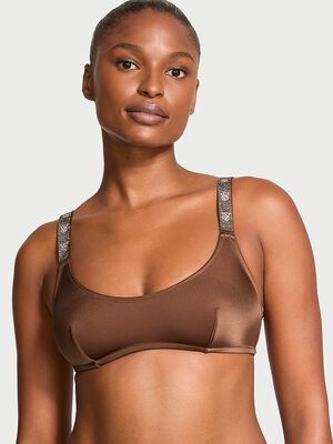 Shine Strap Scoop Bralette,  Shine Strap Scoop Bralette