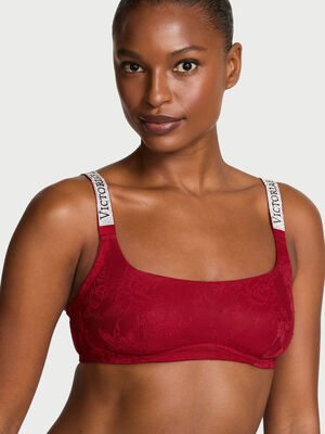 Shine Strap Lace Scoop Bralette