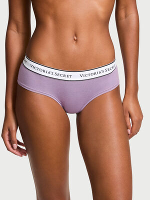 Logo Cotton Cheeky Panty