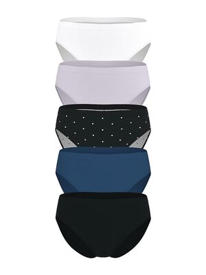 5-Pack Seamless High-Leg Brief Panties