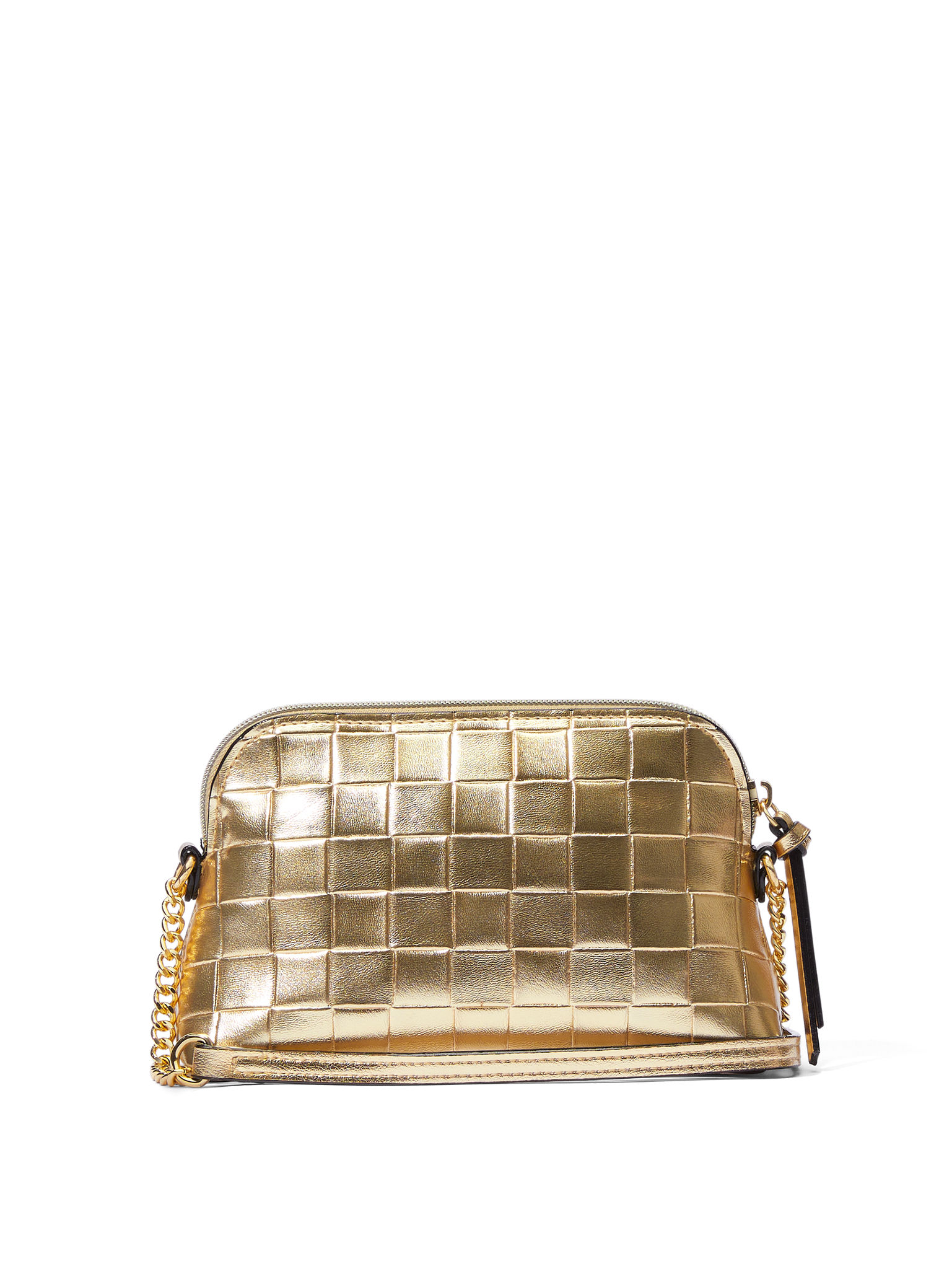 Gold Woven Handbag image number null
