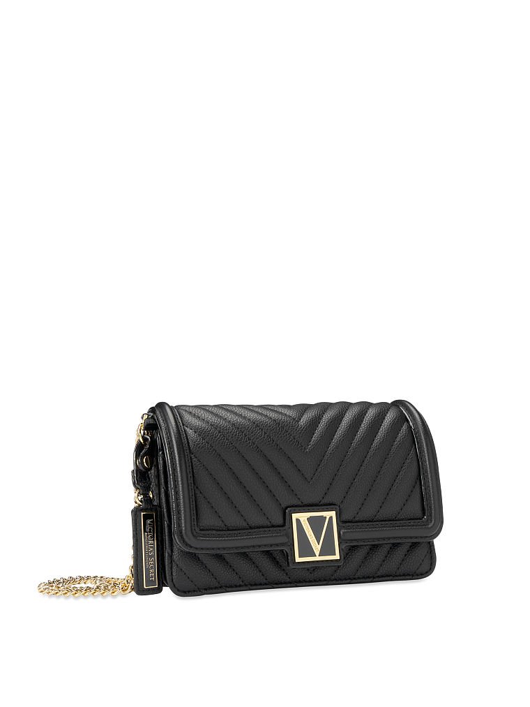 victoria secret shoulder bag black