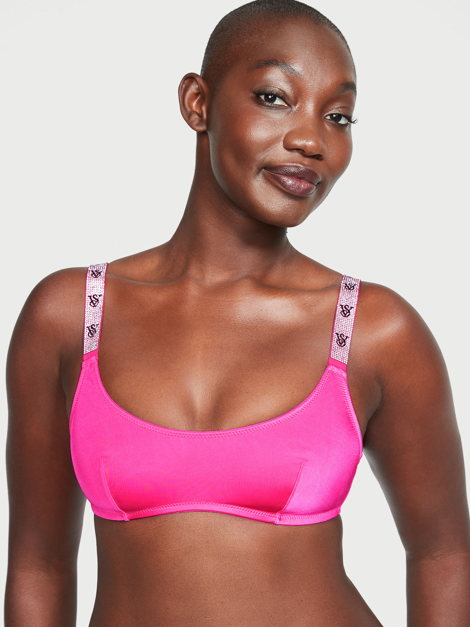 Buy Shine Strap Scoop Bralette