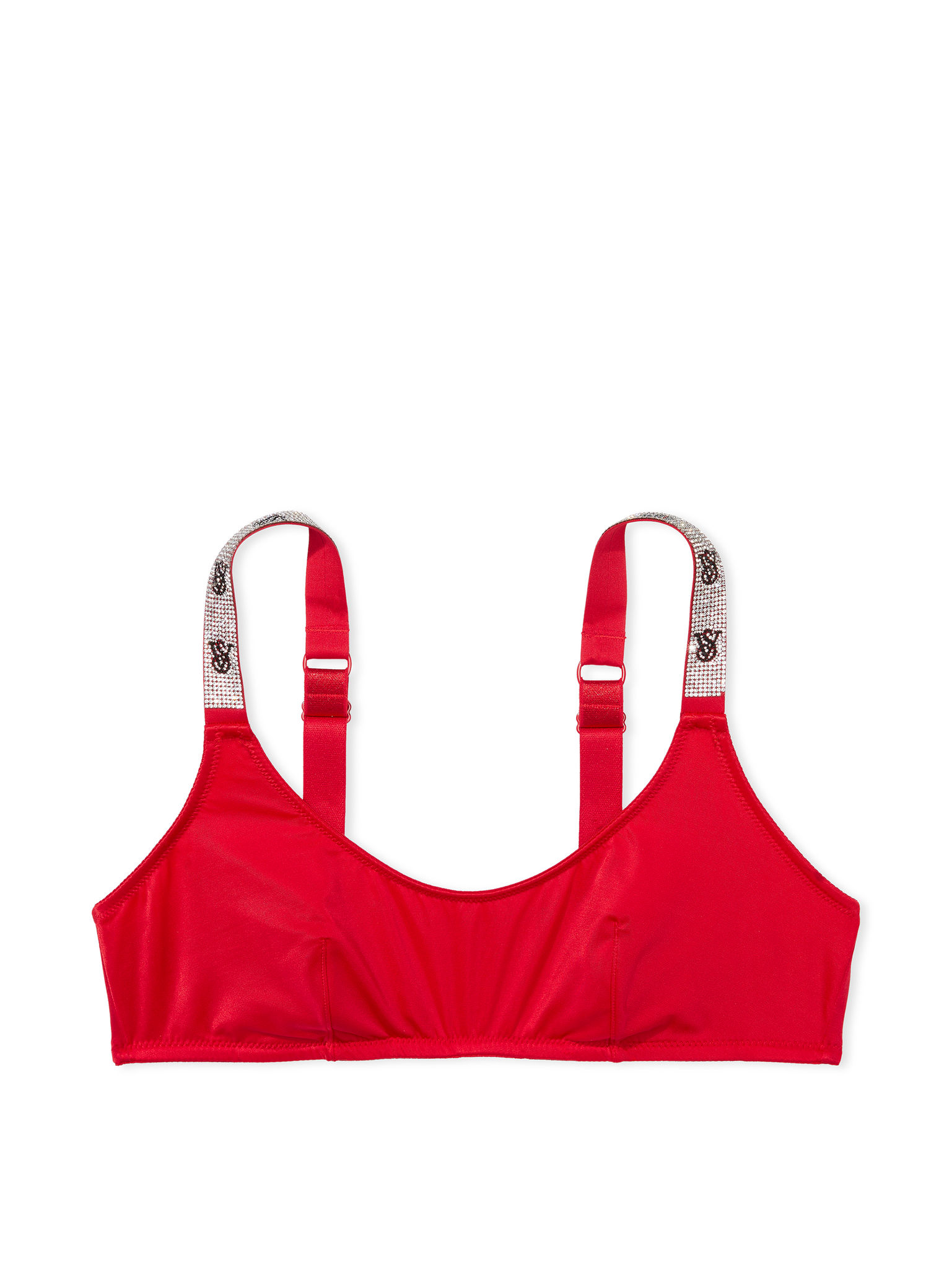 Shine Strap Scoop Bralette image number null