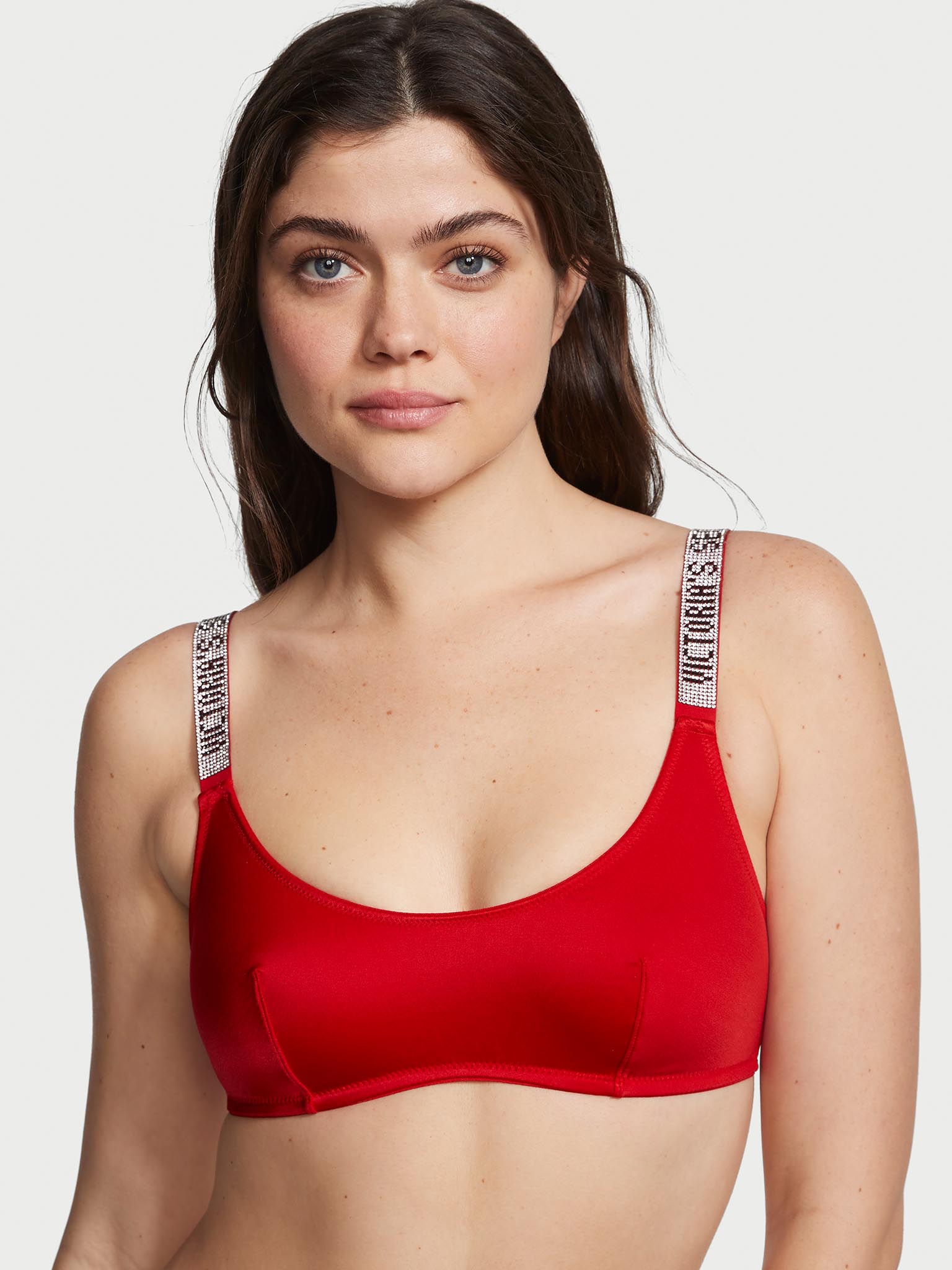 Buy Shine Strap Scoop Bralette