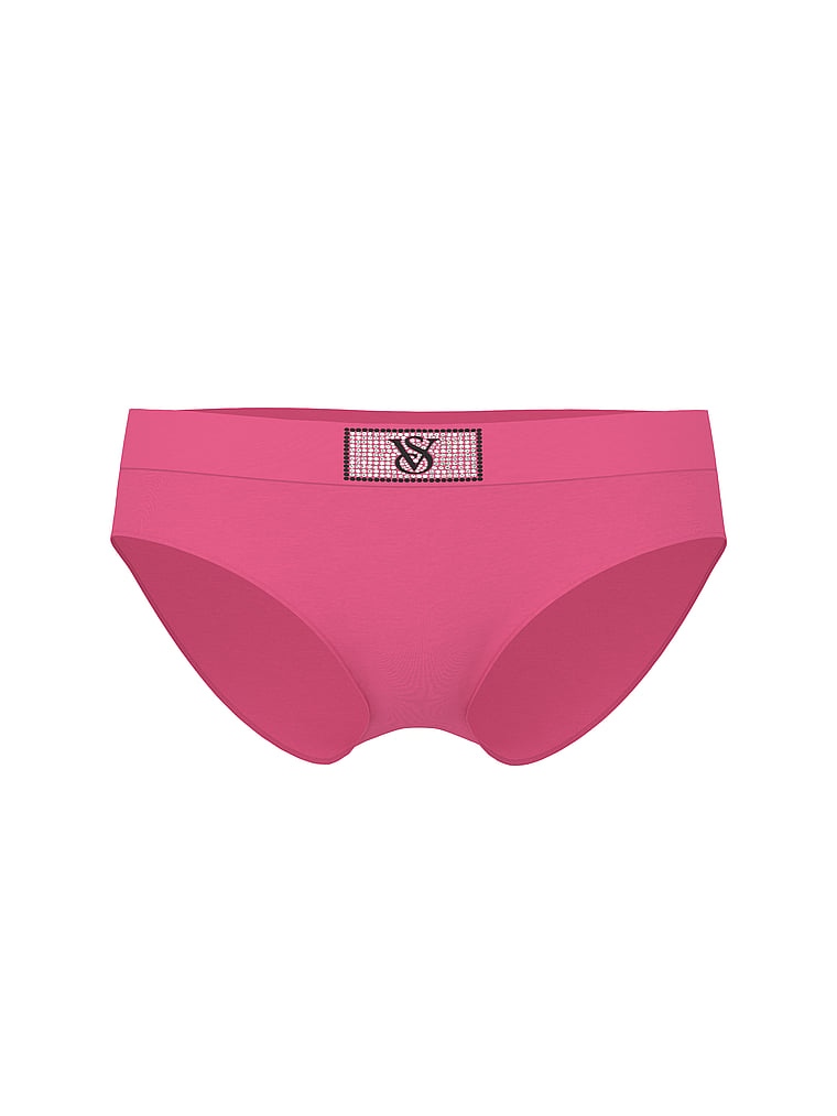 Logo Cotton Shine Patch Hiphugger Panty image number null