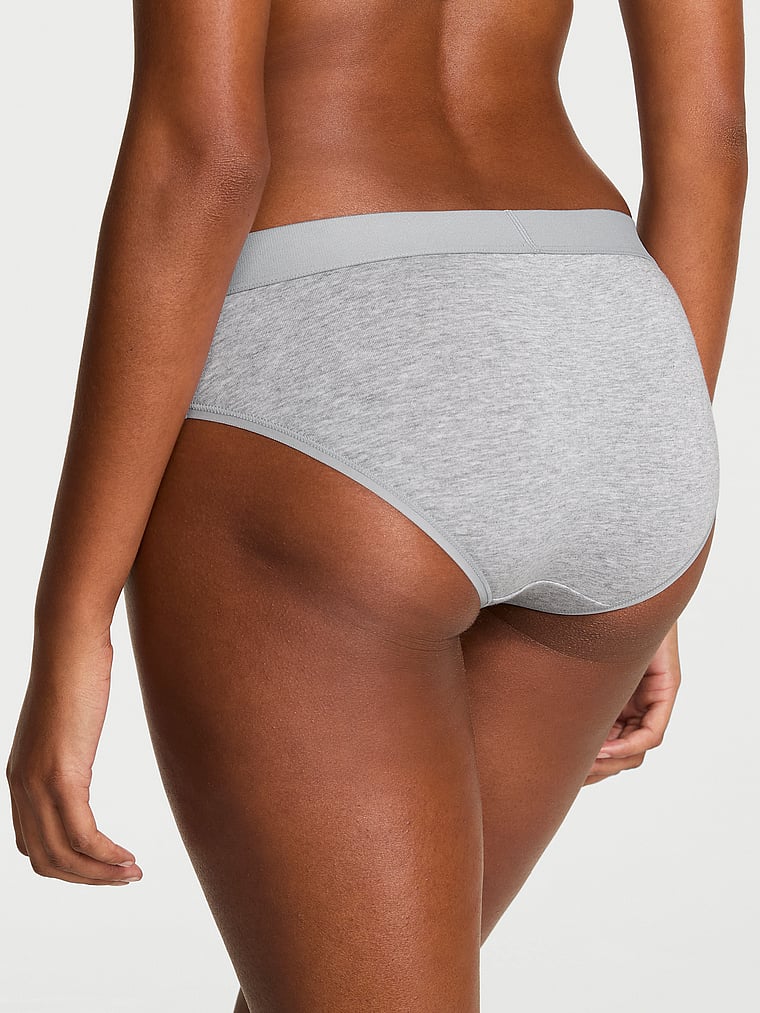 Logo Cotton Shine Patch Hiphugger Panty image number null