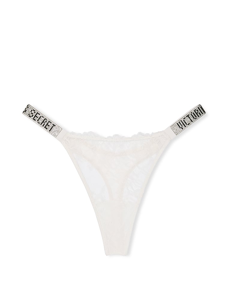 Shine Strap Rose Lace Panty image number null