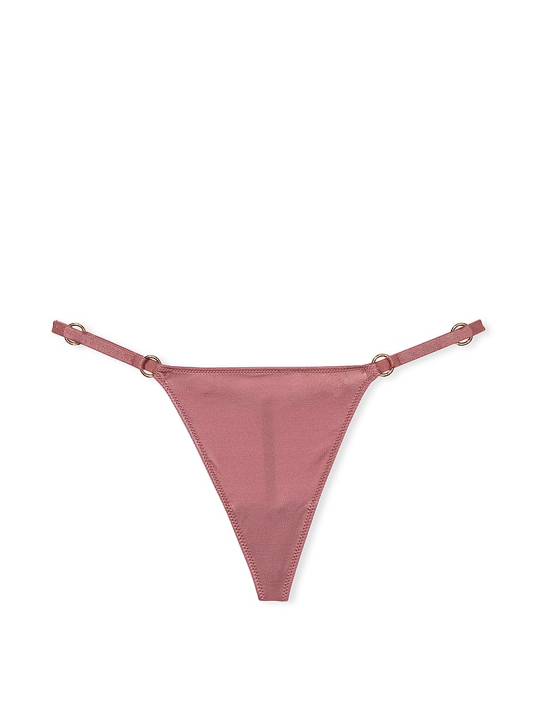 Ring Hardware V-String Panty image number null