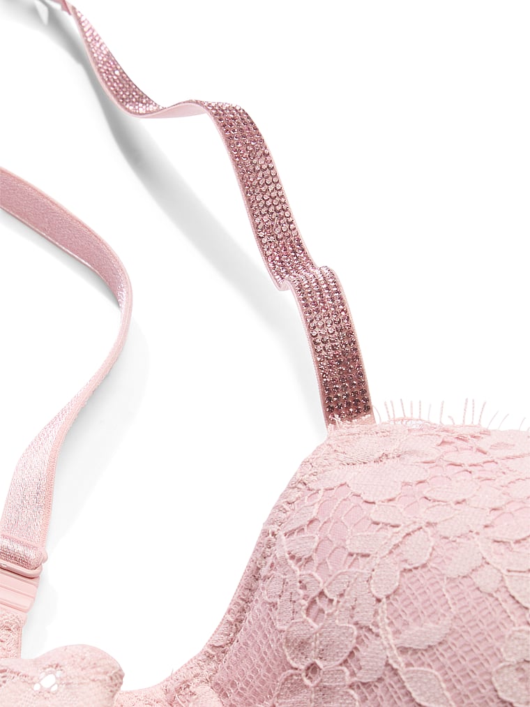 Twinkle Strap Lace V-String Panty image number null