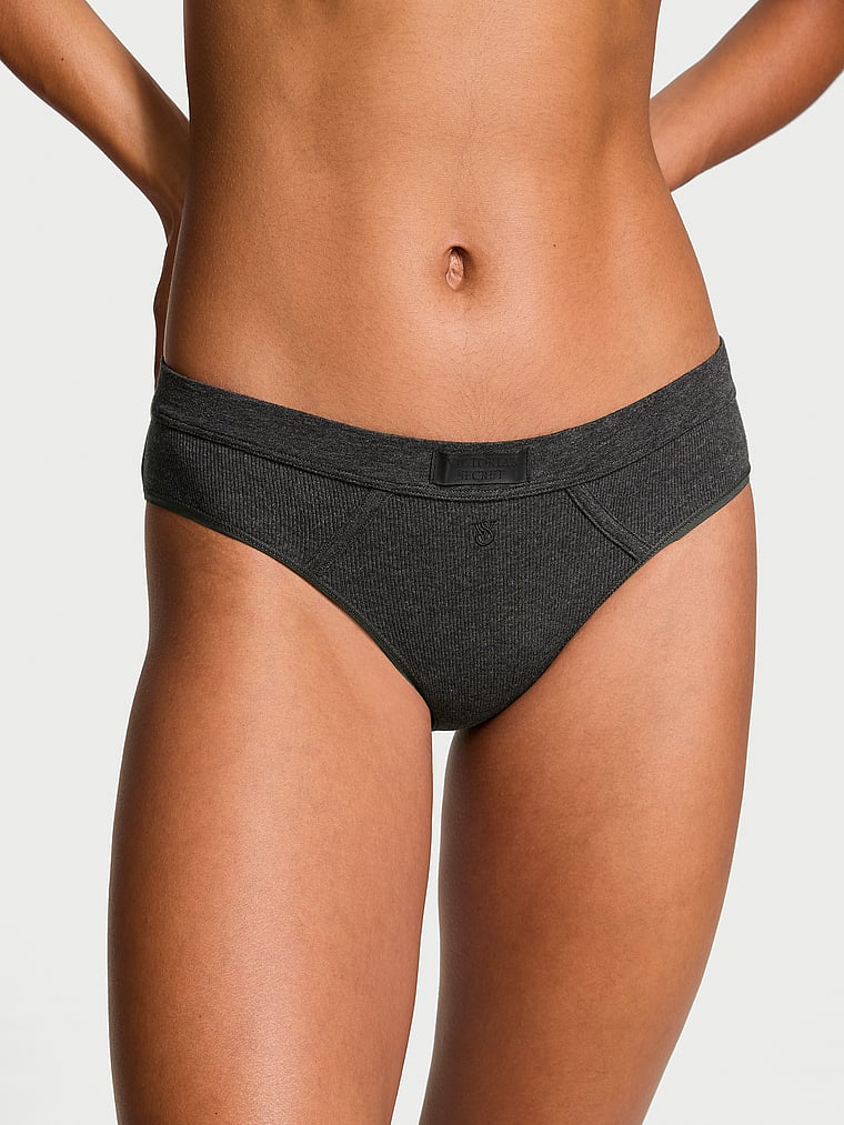 Logo Patch Cotton Hiphugger Panty image number null