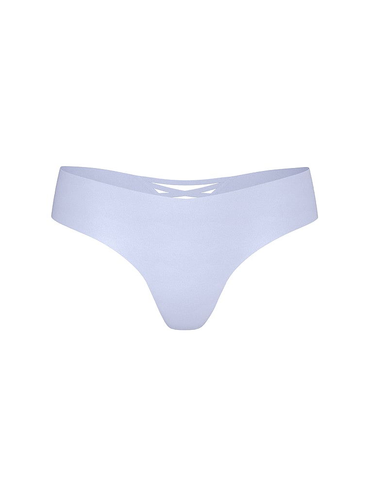 No Show Strappy Thong Panty image number null