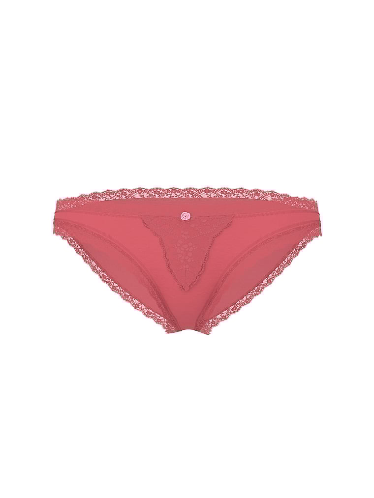 Lace-Trim Bikini Panty image number null