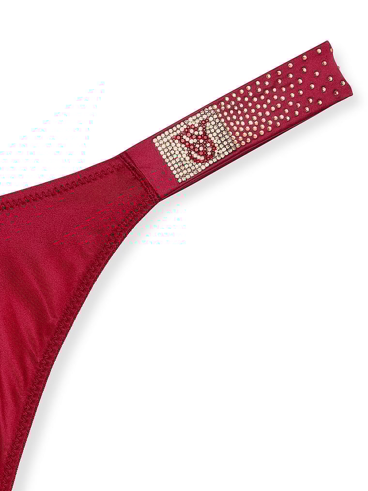 Scattered Shine Strap Thong Panty image number null