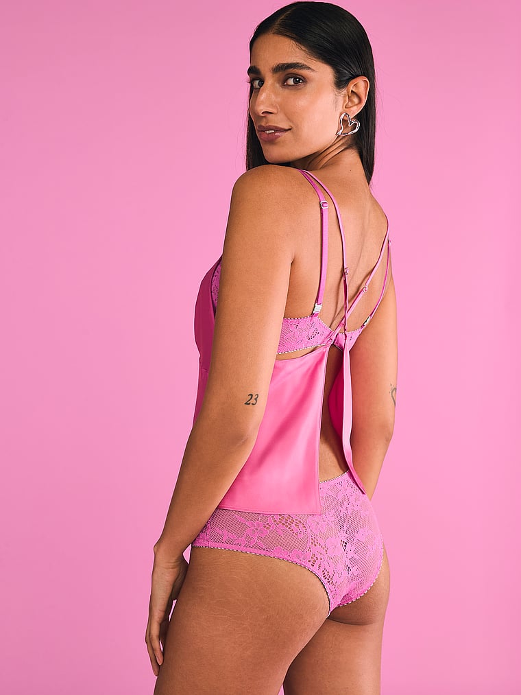 Tease Lace Cheeky Panty image number null