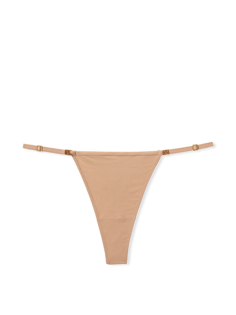 Adjustable String Thong Panty image number null