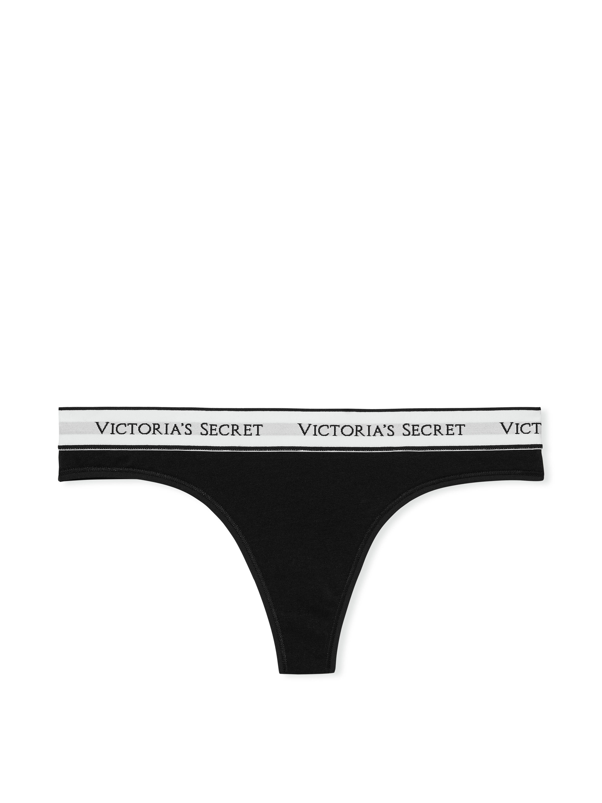 Logo Cotton Thong Panty image number null