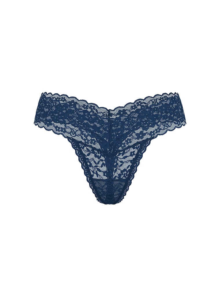Blossom Lace Thong Panty image number null