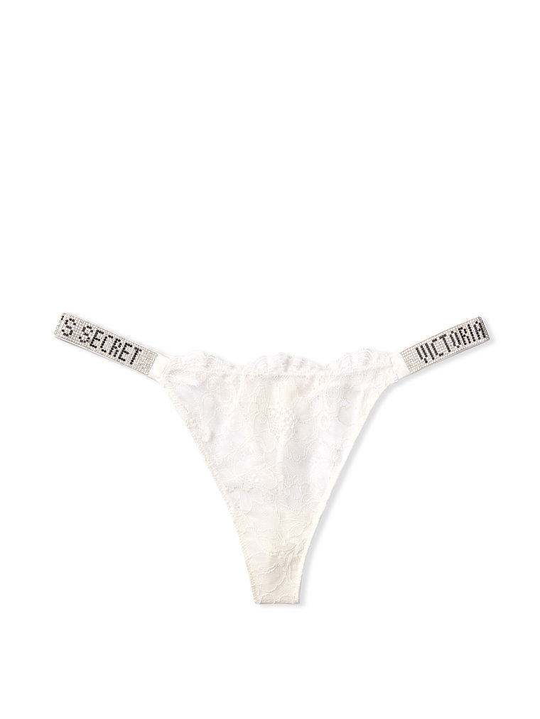 Bombshell Shine Strap Lace Thong Panty | Victoria's Secret Singapore