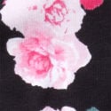 Cotton Heartbreaker Hiphugger Panty, Black Floral Bunch, swatch