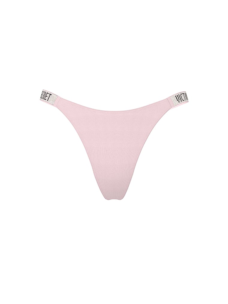 Logo Shine Strap Thong Panty image number null