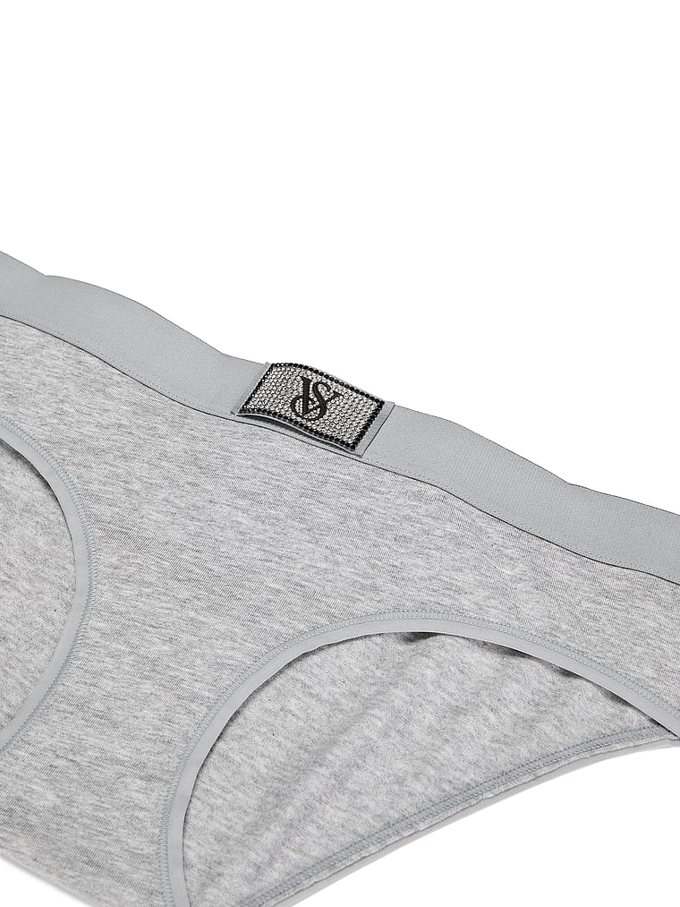 Logo Cotton Shine Patch Hiphugger Panty image number null