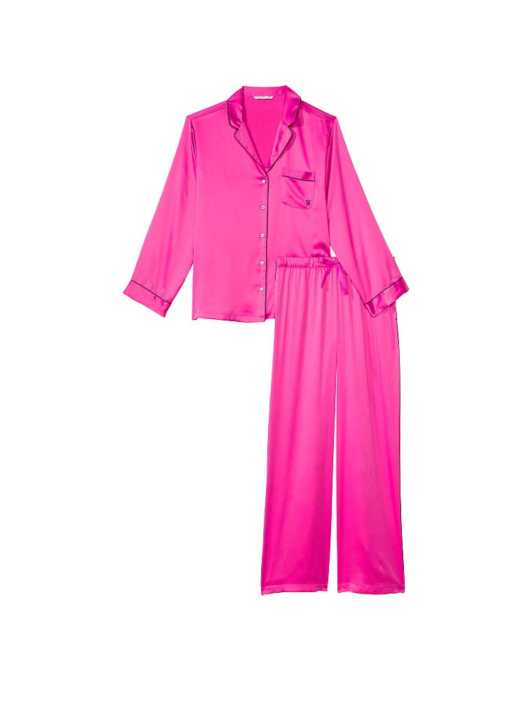 Satin Long Pajama Set  Victoria's Secret Singapore