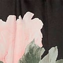 Glazed Satin Short Pajama Set, Floral, swatch