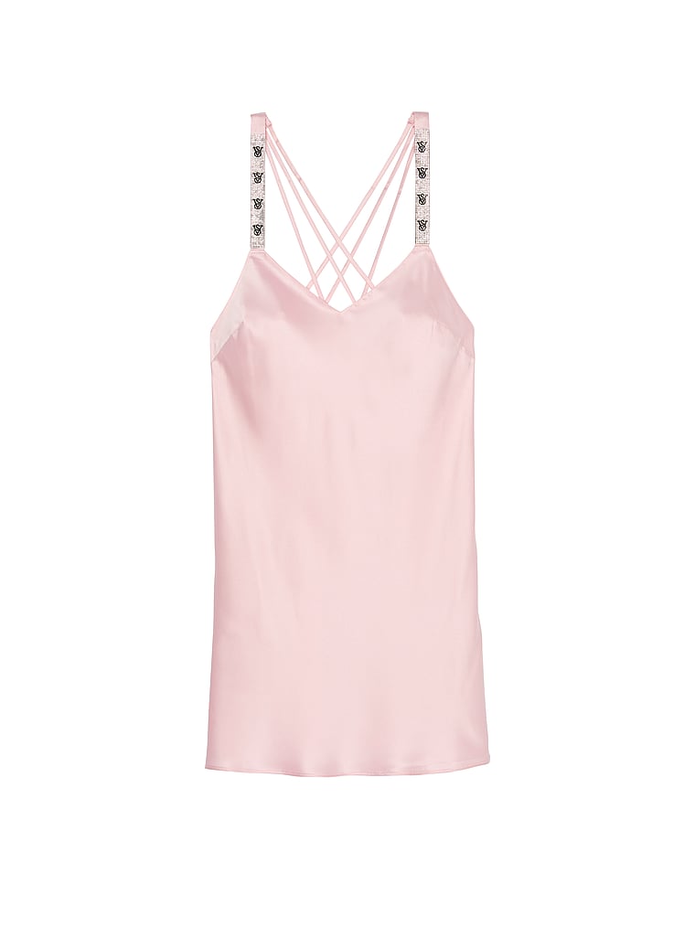 Shine Strap Satin Slip image number null