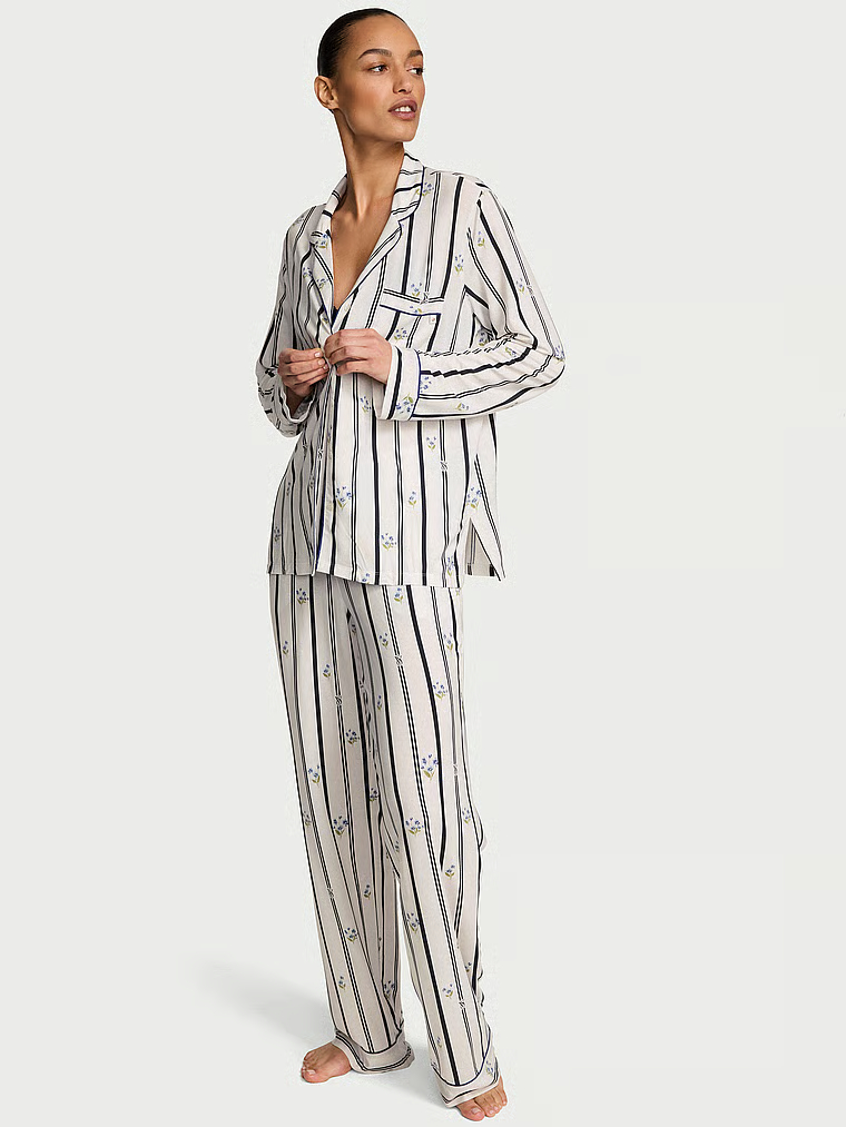SoSoft&trade; Modal Long Pajama Set image number null
