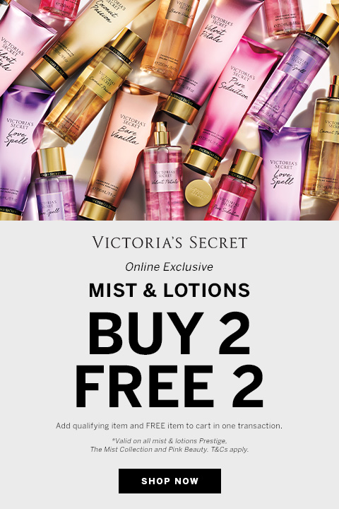Mist and Lotions Buy 2 Get 2 PLP banner
